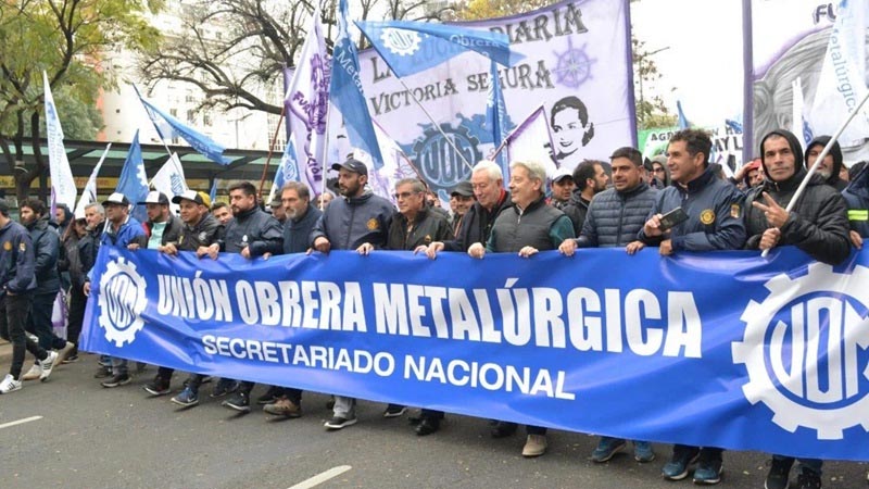 La UOM rompió el molde de la CGT y movilizó a la Secretaría de Trabajo contra el cepo al salario
