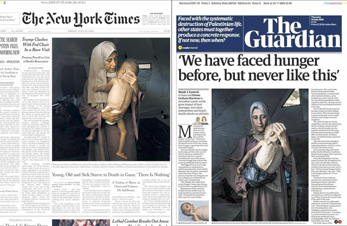 El mundo clama pero poco más se hace para paliar la hambruna en Gaza