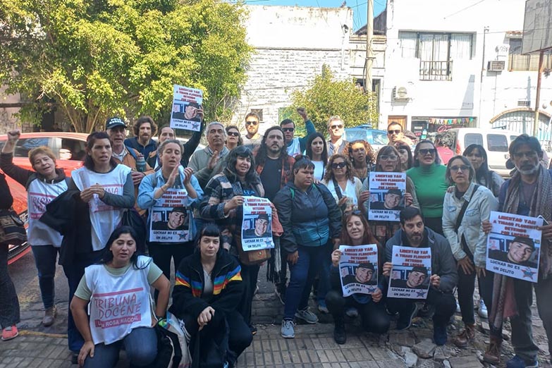 A dos días de la caravana fallida de Milei en Lomas de Zamora, Thiago Florentín sigue detenido y su familia reclama su libertad