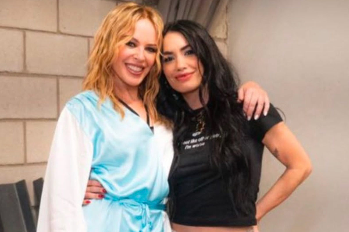 Dos potencias se saludan: Kylie Minogue conoció a Lali y dijo “tenemos la misma energía”