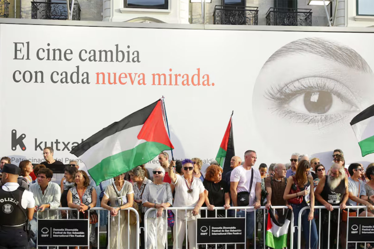 El Festival de San Sebastián alza su voz contra el genocidio en Gaza