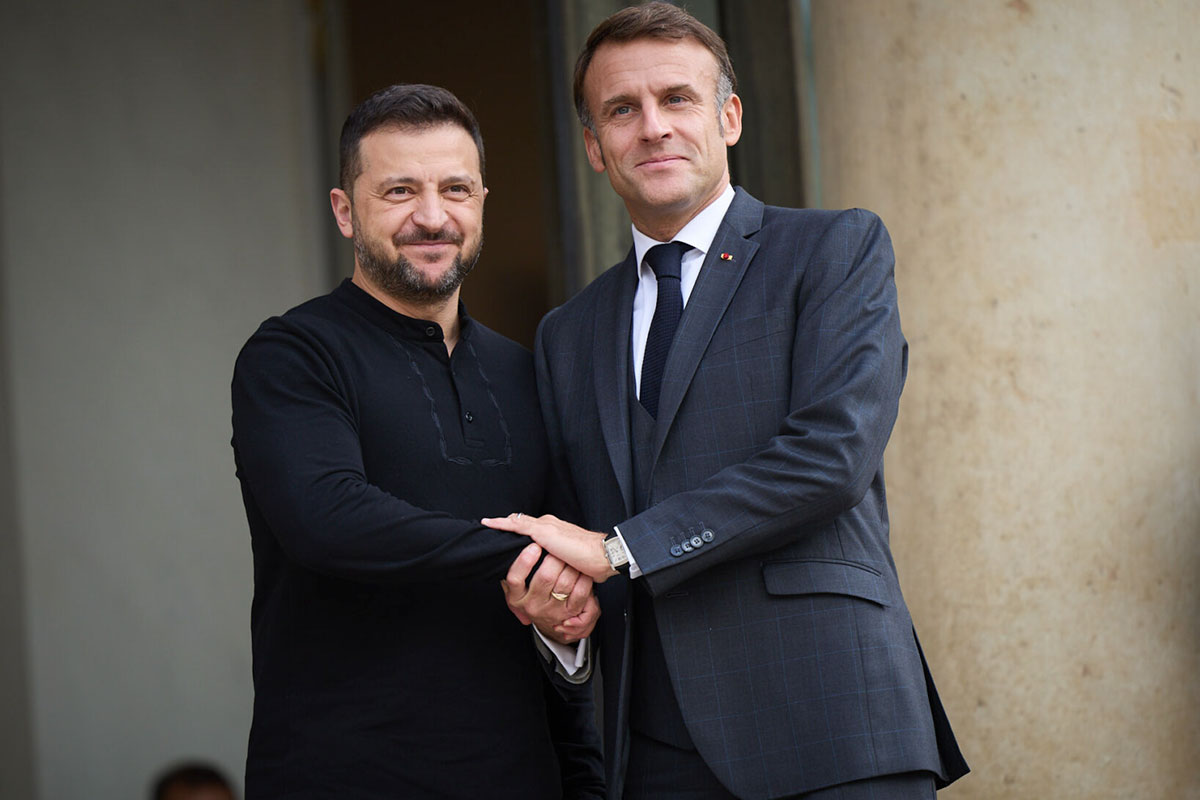 Macron y Zelenski anuncian que al menos 26 países se comprometen a enviar tropas a Ucrania