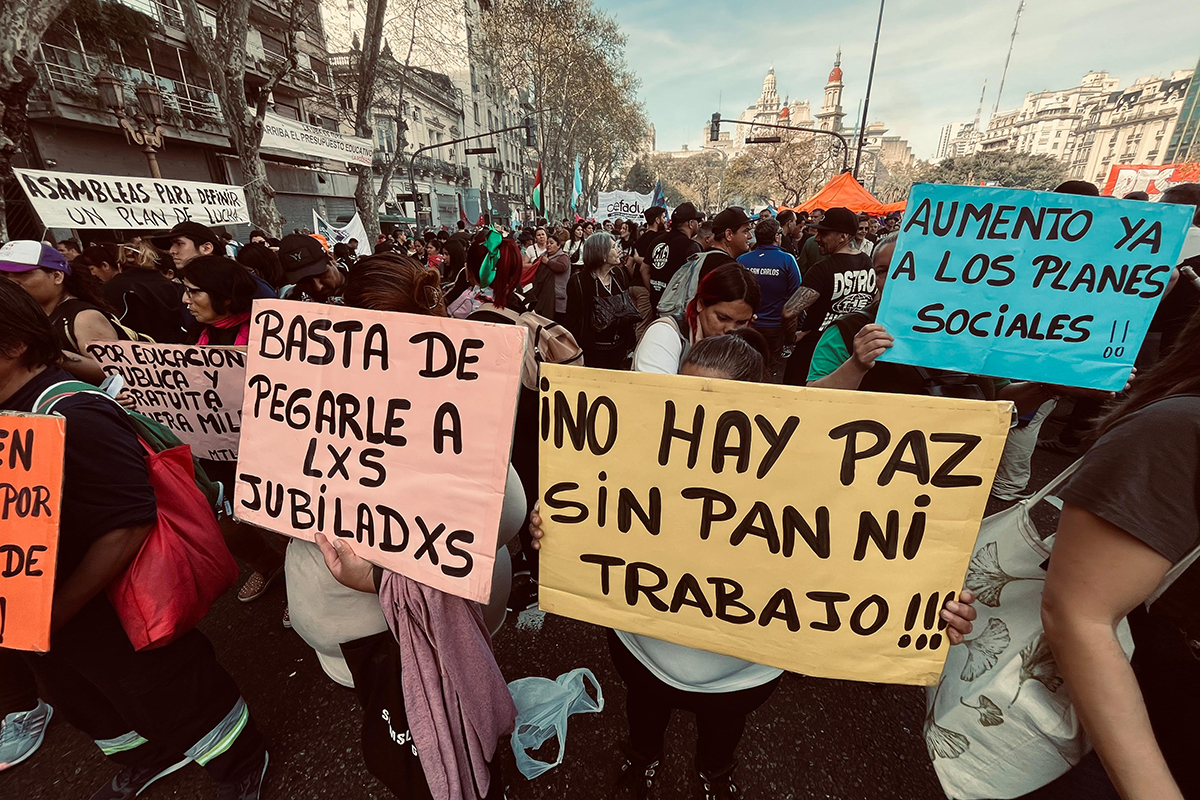 Universidades y Garrahan: otra multitudinaria Marcha Federal al Congreso contra los vetos de Milei