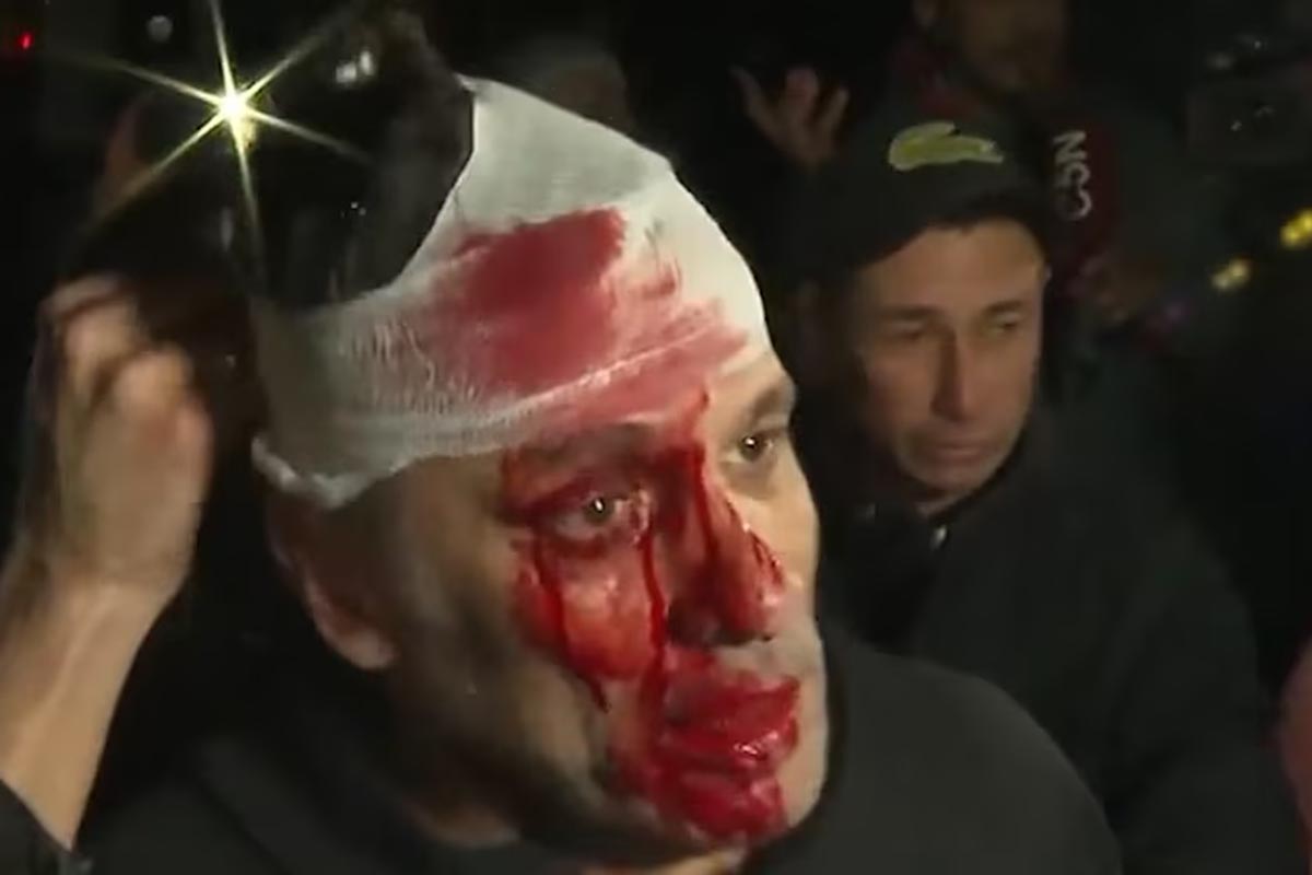 Un periodista de América TV fue atacado en el acto de Milei en Moreno