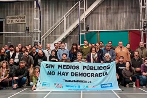 Trabajadores de medios públicos denuncian vaciamiento y reclaman salarios dignos