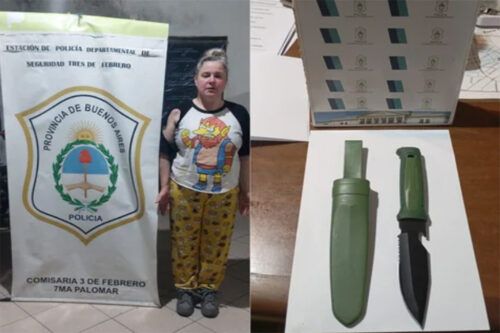 Repudio por la agresión contra fotógrafos en un acto de Milei: una mujer los gaseó y amenazó con un cuchillo