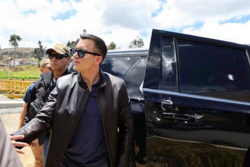 Atacaron a Noboa y el gobierno de Ecuador denuncia «intento de asesinato»