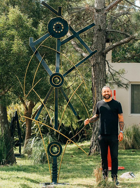 Federico Rodríguez Páez, escultor en hierro reciclado: “La emoción es la base de la obra”