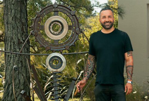 Federico Rodríguez Páez, escultor en hierro reciclado: “La emoción es la base de la obra”