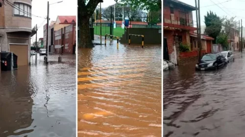 Diluvio en AMBA: se inundó la General Paz, un hombre murió en medio de las lluvias y rige un alerta naranja