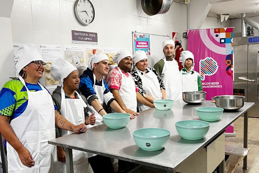 Otro paso a la diversidad: inauguran un taller de panadería inclusivo en los Juegos Bonaerenses