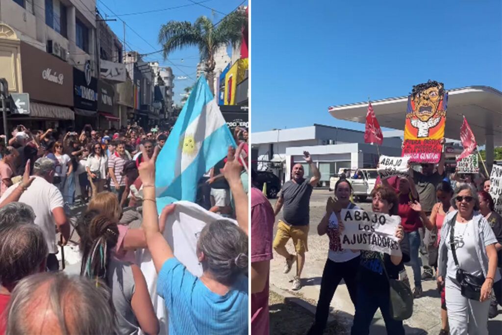 Crece el malestar en las calles y esta vez Milei tuvo que cancelar su acto en Santa Fe