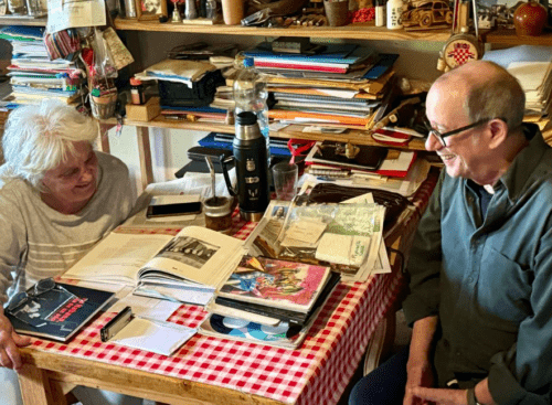 Silvio Rodríguez visitó a Lucía Topolansky, exvicepresidenta y viuda de Pepe Mujica