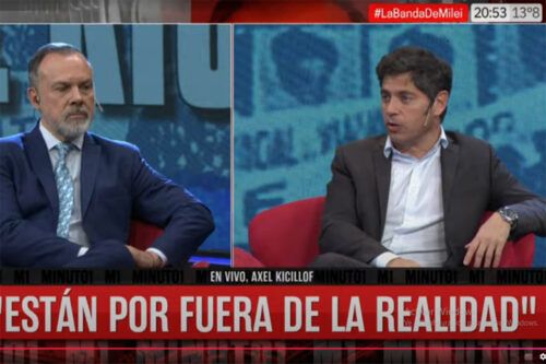Kicillof: «Si van a cambiar la boleta, que lo pongan a Trump»