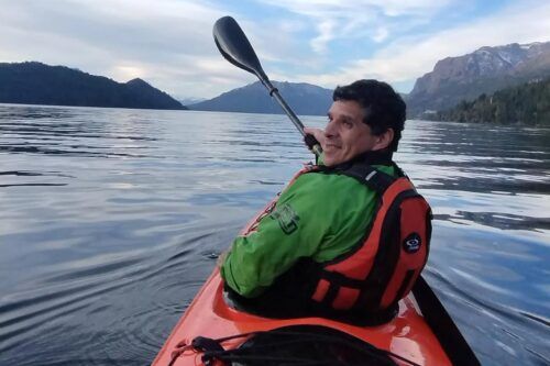 Daniel Saez, el montañista ciego que le dice sí a la altura y a los desafíos