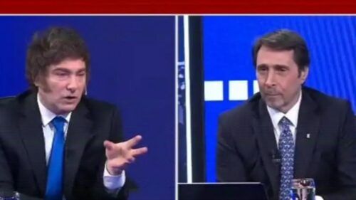 Milei le preguntó a Feimann cómo solucionar la crisis y el periodista lo cortó en seco:  “El  especialista en crecimiento con y sin dinero es usted”