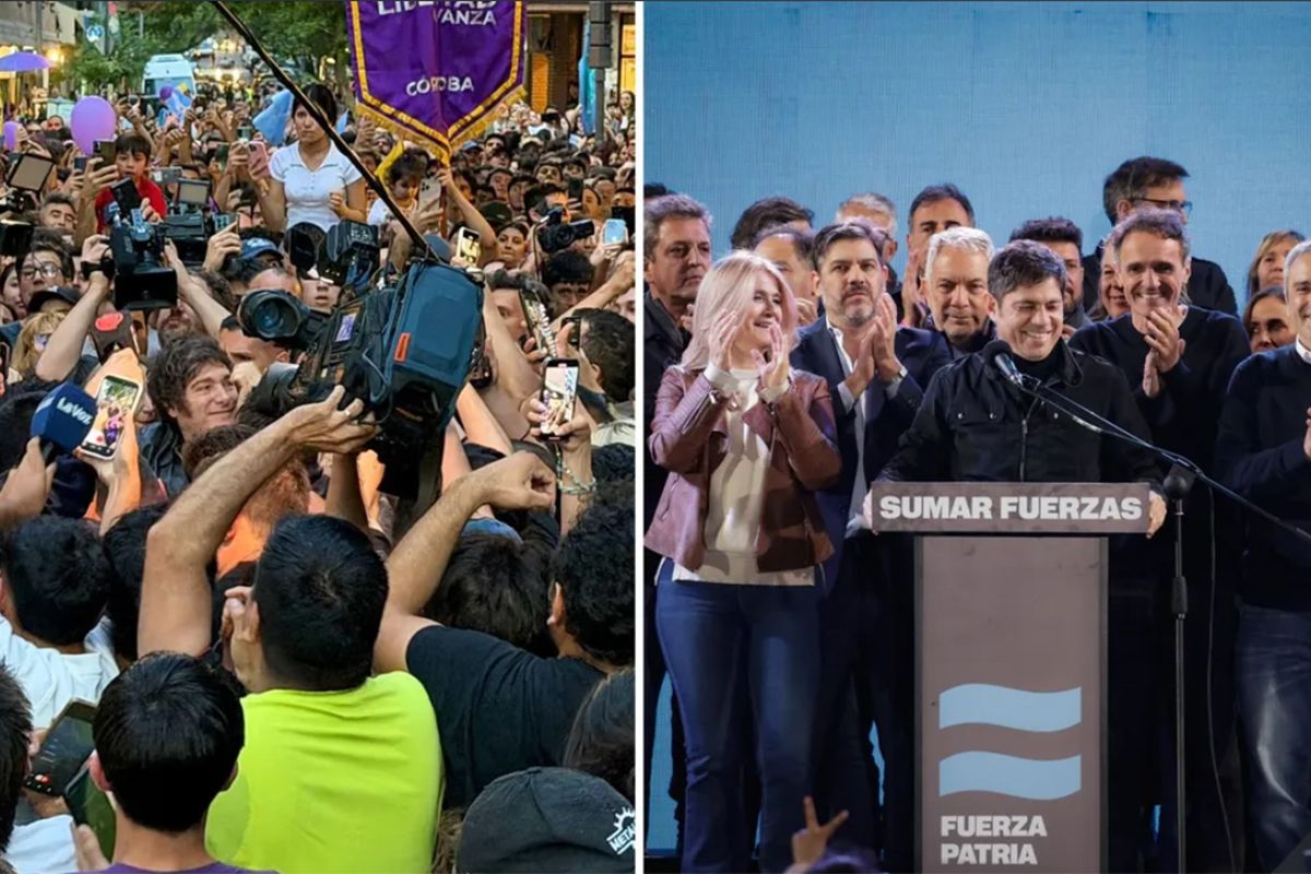 Cuenta regresiva para las elecciones: Milei cierra en Rosario y Kicillof junto a Taiana y Massa en San Martín