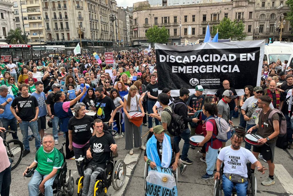El Foro de Discapacidad volvió a las calles: “Ya no se puede esperar más”