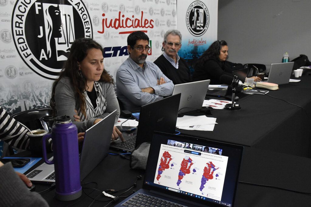 Los trabajadores judiciales cobran por debajo de la línea de la pobreza en 15 provincias