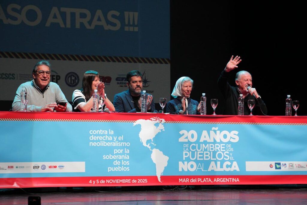 Actos en Mar del Plata por los 20 años del No al ALCA 1 Actos en Mar del Plata por los 20 años del No al ALCA