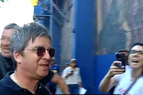 Noel Gallagher fue a visitar La Bombonera antes de los shows de Oasis en Buenos Aires
