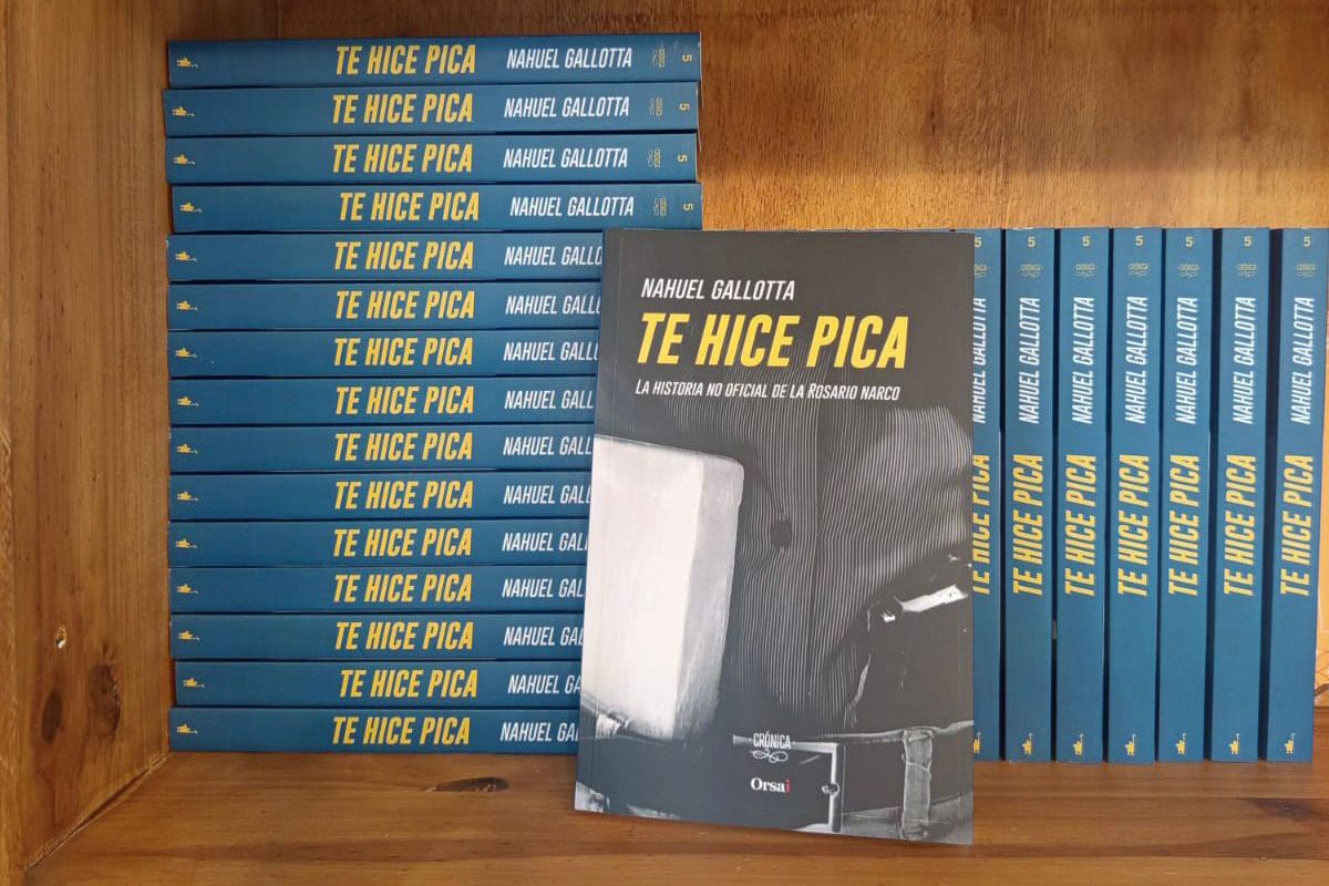 Nahuel Gallotta difunde su nuevo libro "Te hice pica", sobre el narcotráfico en Rosario