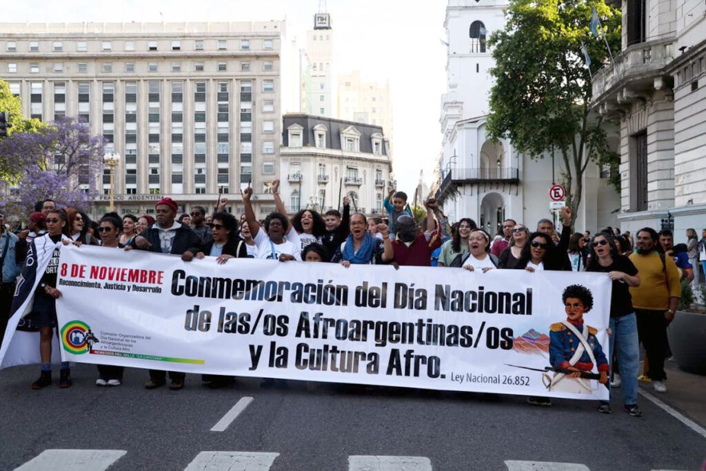 Marcha Nacional Afro en Buenos Aires