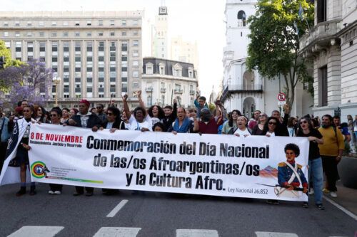 Marcha Nacional Afro en Buenos Aires