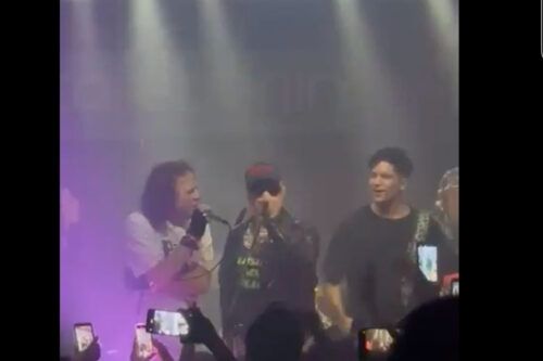 ¿Quieren rock? Pity Álvarez cantó en un show de Do Neurona antes de su presentación en Córdoba