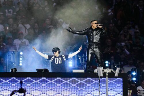 Bizarrap y Daddy Yankee sacudieron el Bernabéu en el estreno de la NFL en España