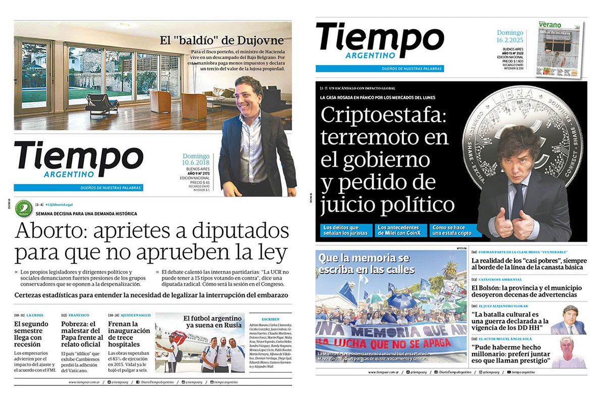 Un mosaico sobre el rasgo pendular y vertiginoso de la política argentina