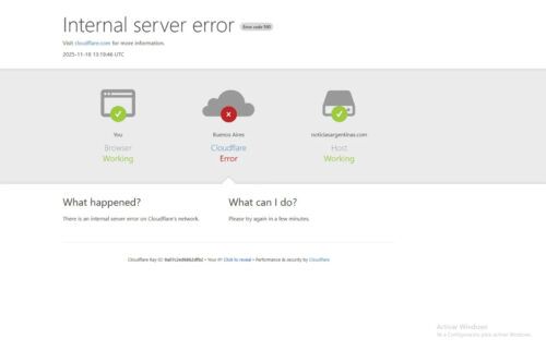 Colapso global en Internet por fallo en la empresa Cloudflare