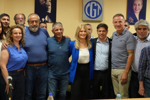 La CGT recibió a Kicillof para analizar el impacto en el trabajo del plan económico y la reforma laboral de Milei