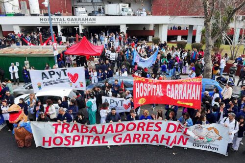 El hospital Garrahan convocó a un “Cabildo Abierto” contra la reforma laboral de Milei