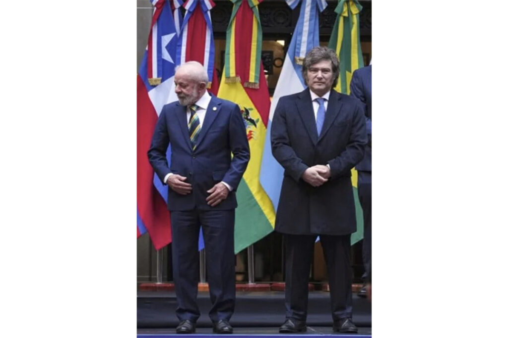 Frío saludo entre Milei y Lula en la Cumbre del Mercosur 1 mercosur