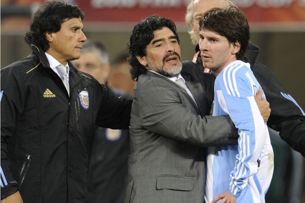 Maradona y Messi, a través del hilo invisible del destino 1 Maradona y Messi, a través del hilo invisible del destino