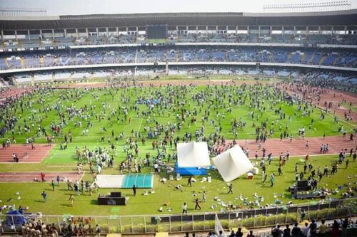 Gira de Messi por la India: pánico y locura en Calcuta