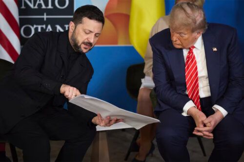 Caen las acciones de las empresas militares europeas tras la reunión de Trump y Zelenski