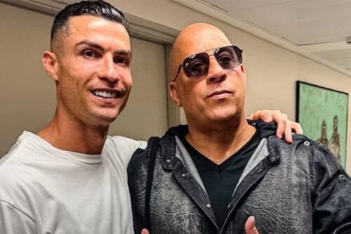De la mano de Vin Diesel, Cristiano Ronaldo se suma a la saga de «Rápido y furioso»