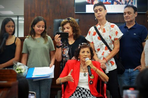 San Martín: la militante Evita Morales fue declarada ciudadana ilustre