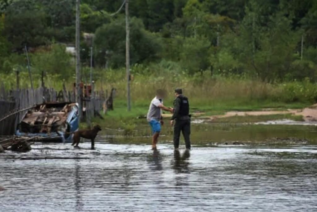 Hay más de 400 personas evacuadas en Corrientes por las inundaciones 1 Hay más de 400 personas evacuadas en Corrientes por las inundaciones