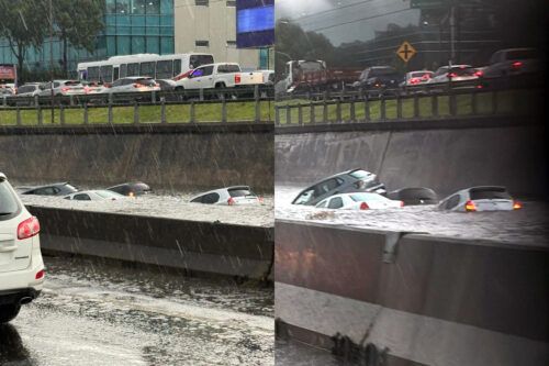 En menos de dos horas de temporal, se inundaron decenas de barrios y quedaron autos flotando en la panamericana