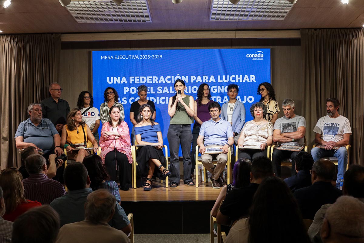 La nueva conducción de Conadu marcó los desafíos en un contexto de ataque a la docencia y las universidades