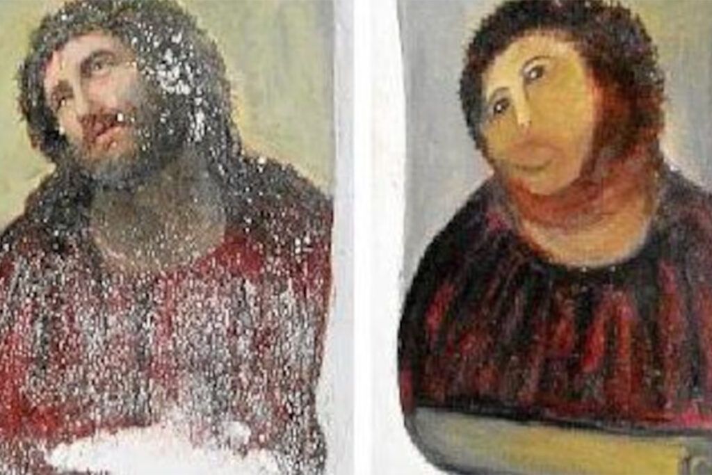 Murió Cecilia Giménez, protagonista involuntaria de un fenómeno global que cambió el destino de un pueblo