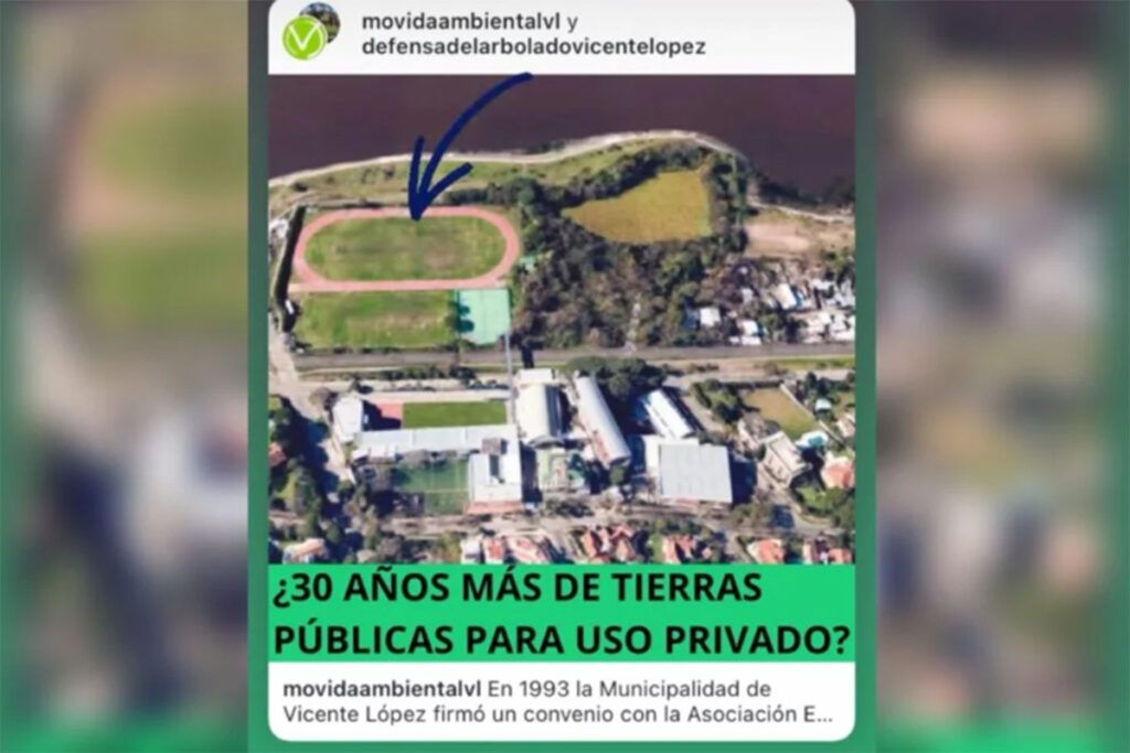 Vicente López: reclaman que no se renueve cesión de tierras a una escuela privada y sean destinadas a un espacio público frente al río 1 Vicente López: reclaman que no se renueve cesión de tierras a una escuela privada y sean destinadas a un espacio público frente al río