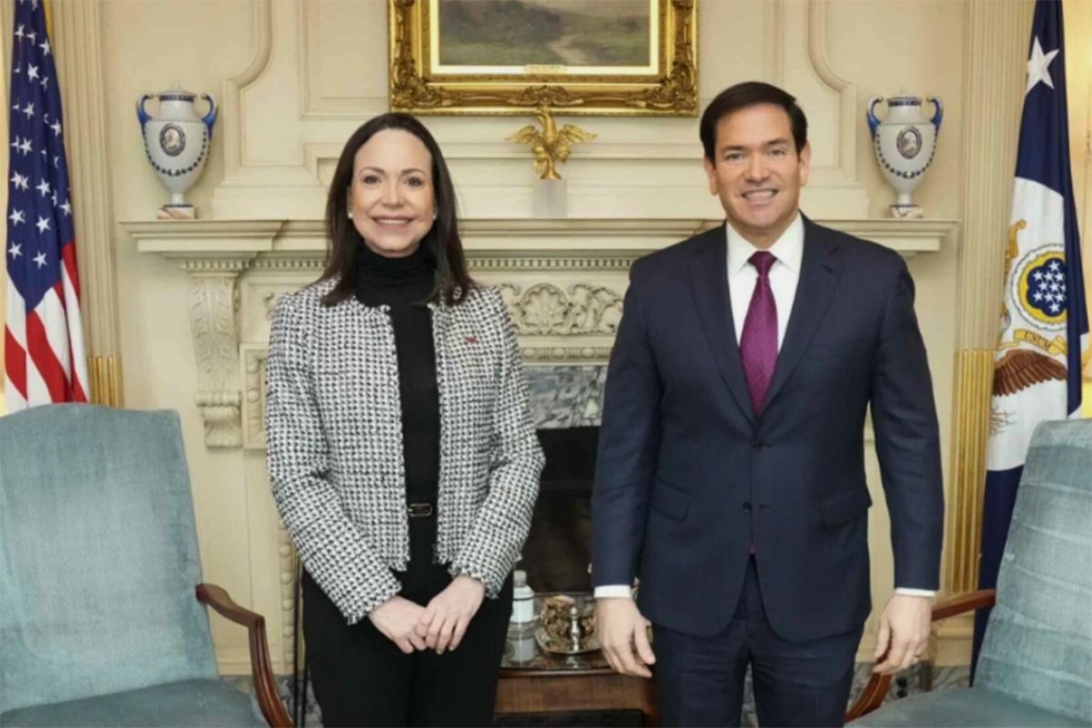 Tras reunirse con Marco Rubio, María Corina Machado se vuelve a postular como líder de la oposición venezolana