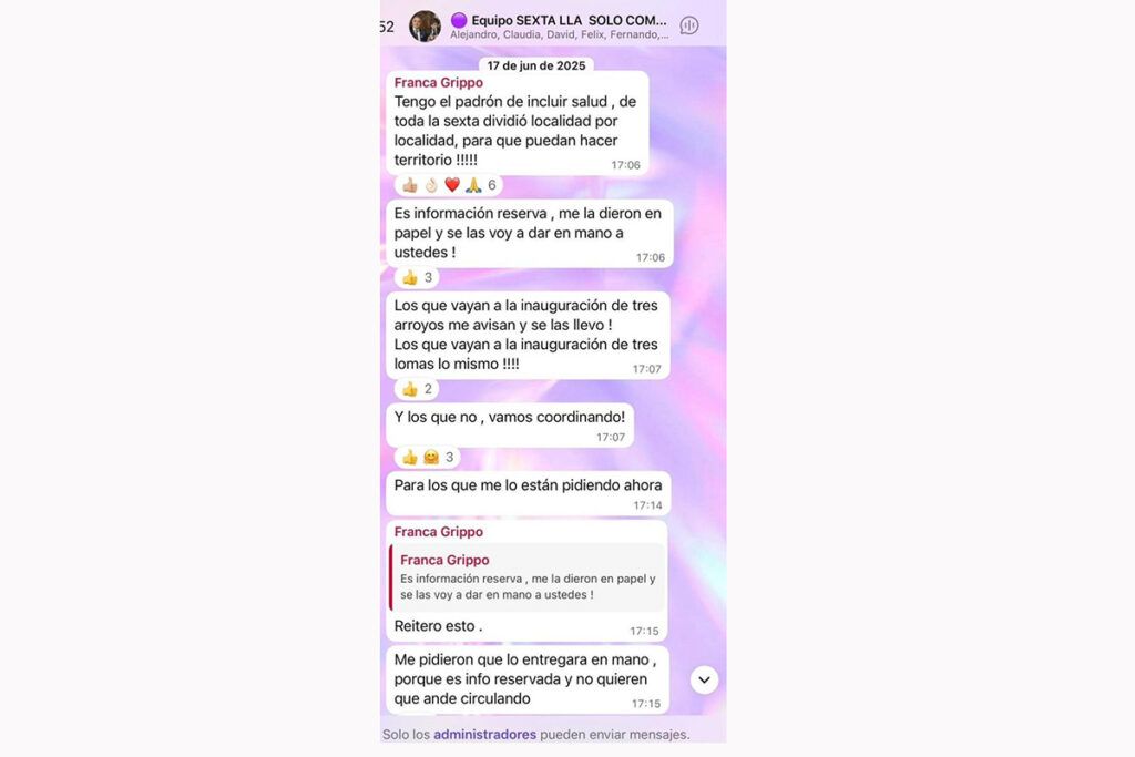 Una concejala de La Libertad Avanza denunciada en la Justicia por utilizar el padrón de la Andis para hacer campaña 1 Una concejala de La Libertad Avanza denunciada en la Justicia por utilizar el padrón de la Andis para hacer campaña