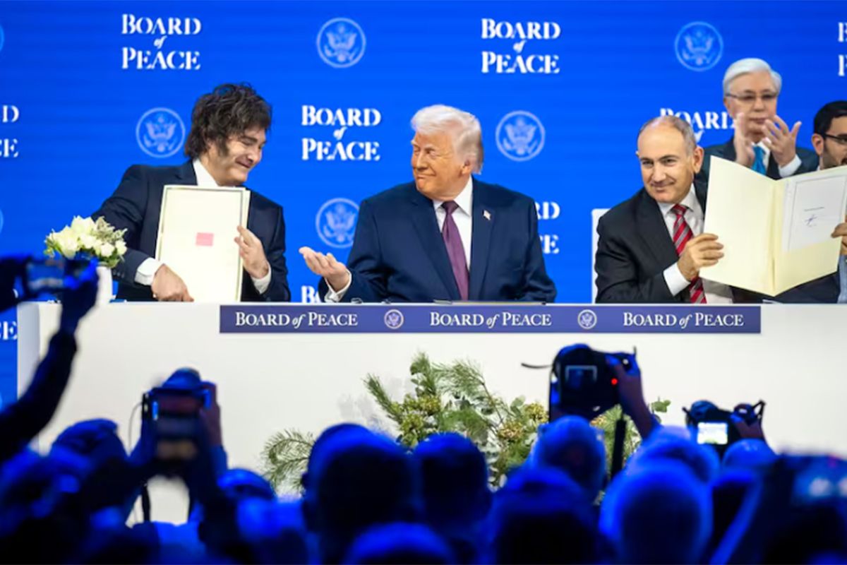 Trump puso en marcha el Consejo de Paz y aseguró que el mundo está más pacífico