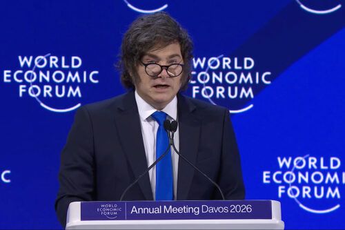 Milei en Davos: “El capitalismo de libre comercio es el único sistema justo»