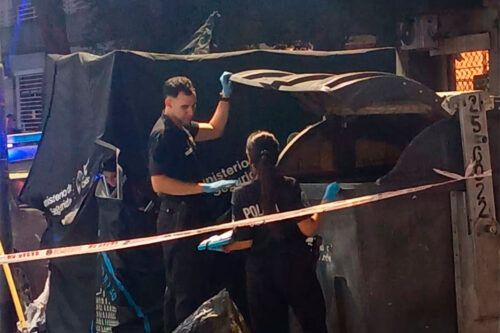 Encontraron muerto a un hombre en situación de calle en un contenedor de basura